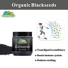 Blackseeds – Protects against diseases, Prevents stomach ulcers- Alleviates Inflammation, Helps kill off bacteria, Reduces cholesterol level – 100% pure organic 200g