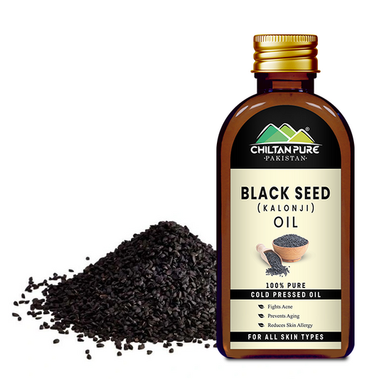 Black Seed Oil 140ml - kalongi oil - Cure Psoriasis, Acne, Reducing high Cholesterol -