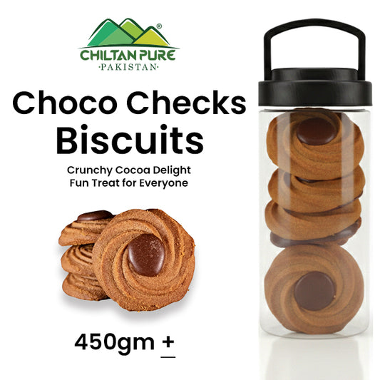 Choco Checks Biscuit Cookies / Made With Organic Desi Butter, Bakery Biscuit