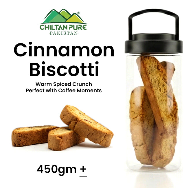 Cinnamon Biscotti Cookies / Made With Organic Desi Butter, Bakery Biscuit