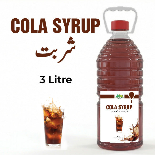 Cola Syrup / Cola Sharbat / 3 Liter Institutional Bulk For HORECA Family, Hotels, Restaurants, Catering, Cafes