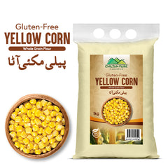 Yellow Corn flour - (پیلی مکئی آٹا) Peeli Makai ka Atta - 1kg