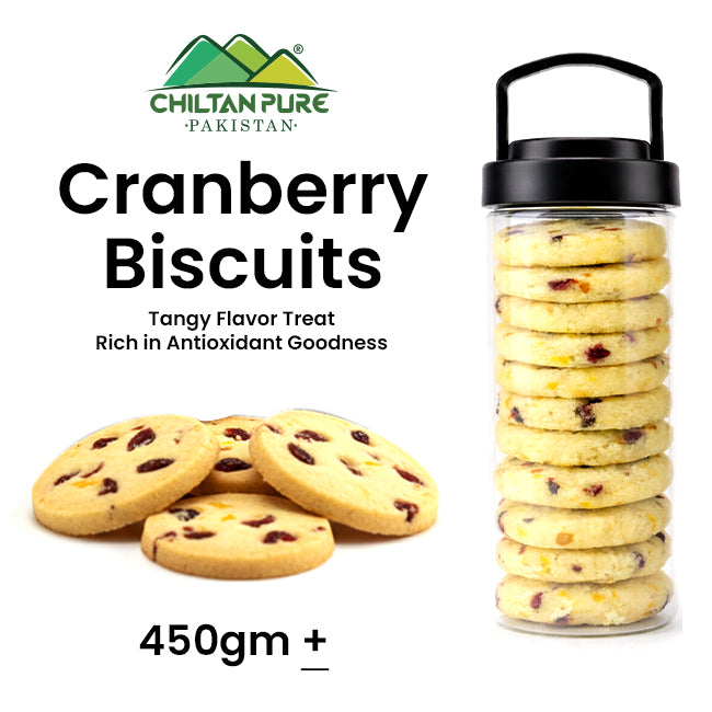 Crannberry Biscuit / Cranberry Cookies / Made With Organic Desi Butter, Bakery Biscuit