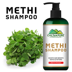 Fenugreek (Methi) & Blackseed Shampoo میتھی 🌱 Boosts Hair Growth, Revives Damaged Hair, Cures Itchy Scalp & Prevents Premature Greying, 🥇 Top Rated Shampoo