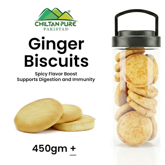Ginger Biscuit Cookies / Made With Organic Desi Butter, Bakery Biscuit