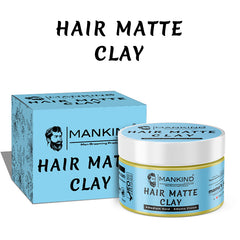 Matte Clay - Medium Hold, Matte Finish, Low Shine & Ideal for Desired Hair Styling!