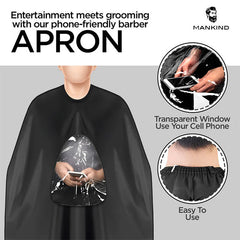 Black Apron - with a Mobile-Friendly Transparent Window