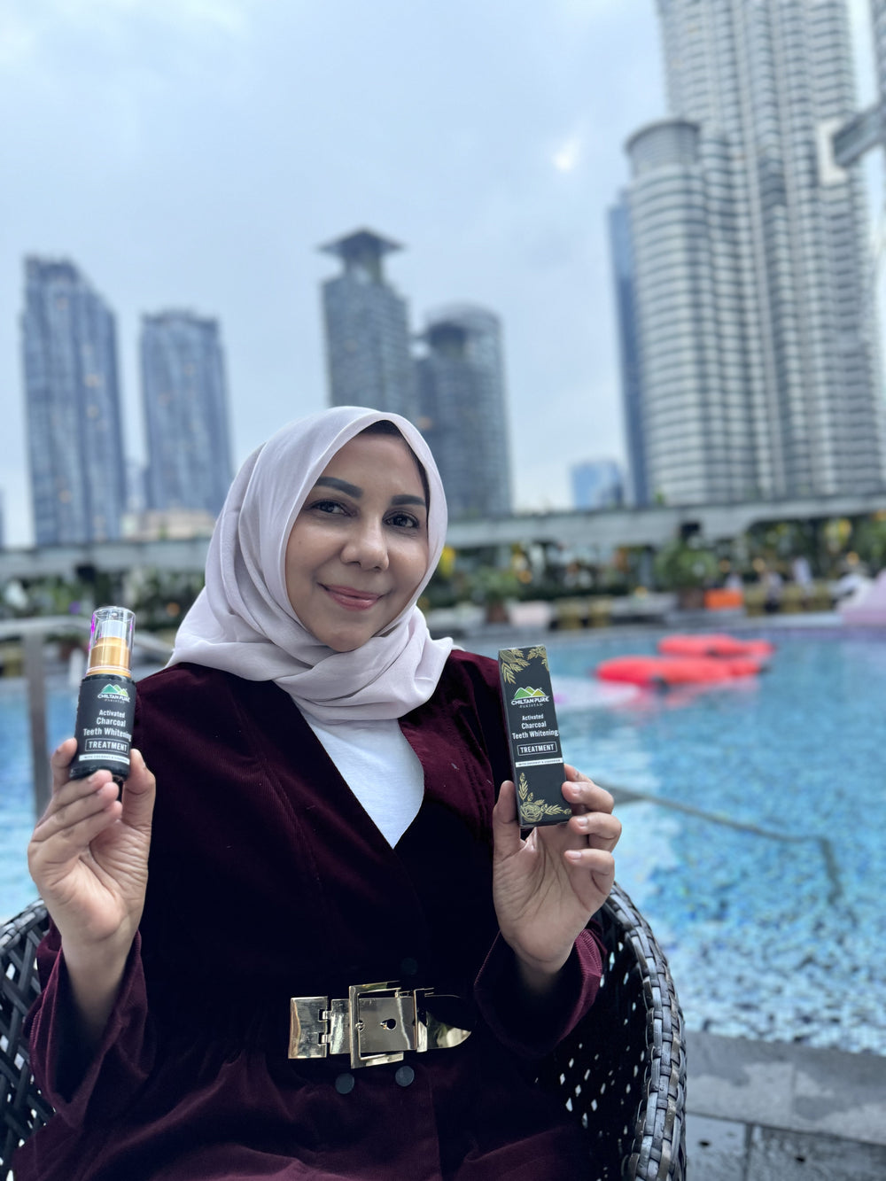 ChiltanPure Activated Charcoal Teeth Whitening Treatment product view