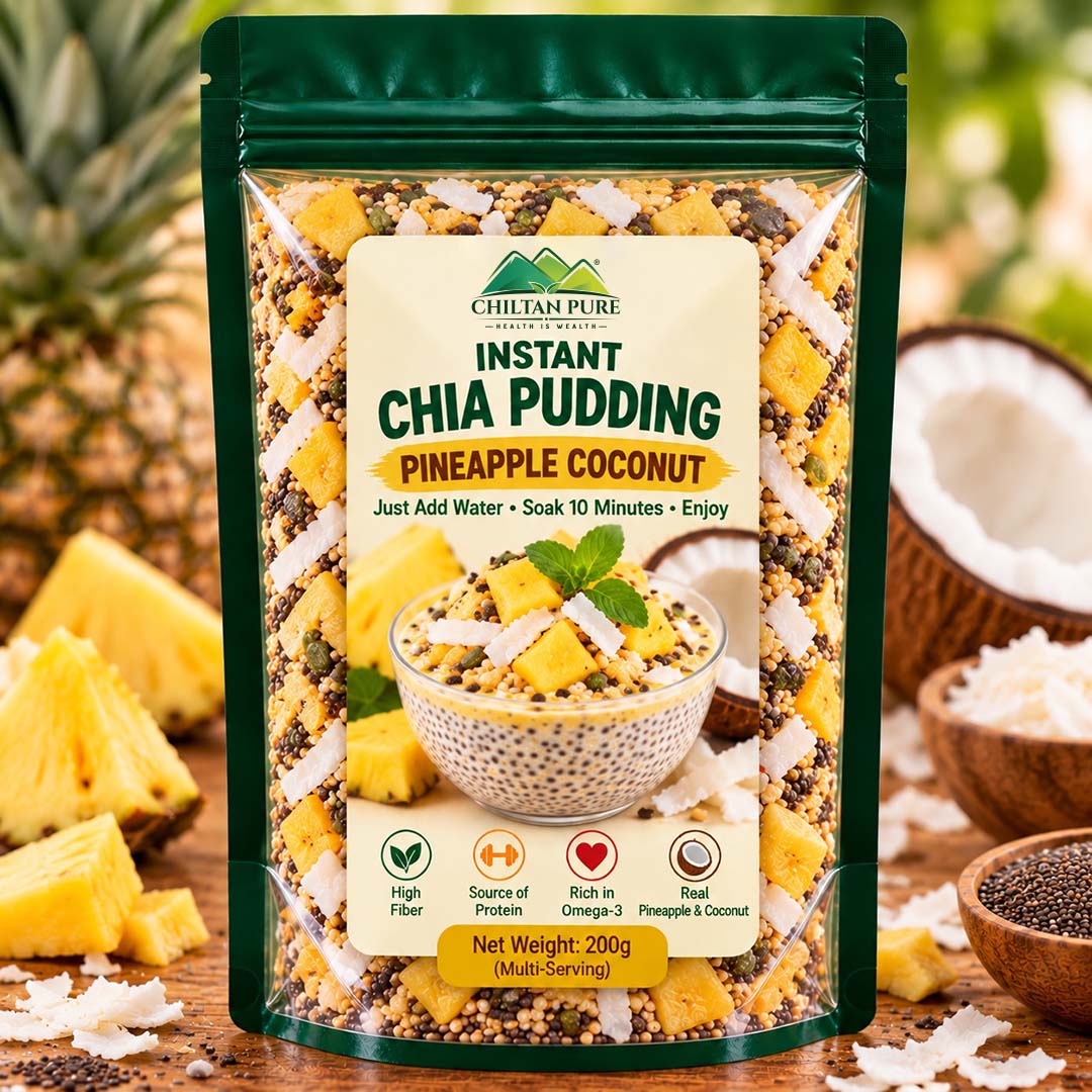 Instant Chia Pudding – Pineapple Coconut – 200g