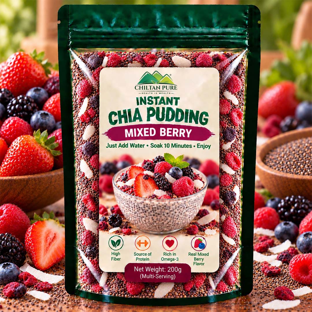 Instant Chia Pudding – Mixed Berry – 200g