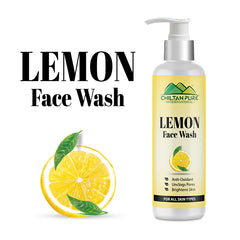 Lemon Face Wash – Anti – Acne, Protects Against UV Rays, Leaves Skin Soft & Dewy