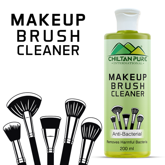 ChiltanPure Anti-Bacterial Makeup Brush & Puff Cleaner 200ml – Removes Bacteria, Washes Away Traces of Dirt, Makeup, Oil, & Debris from Makeup Brushes 200ml