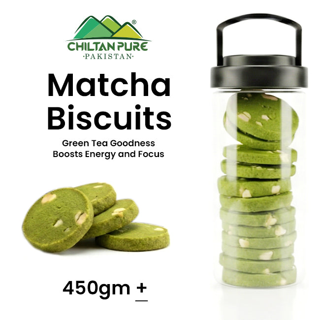 Matcha Biscuit / Matcha Cookies / Made With Organic Desi Butter, Bakery Biscuit