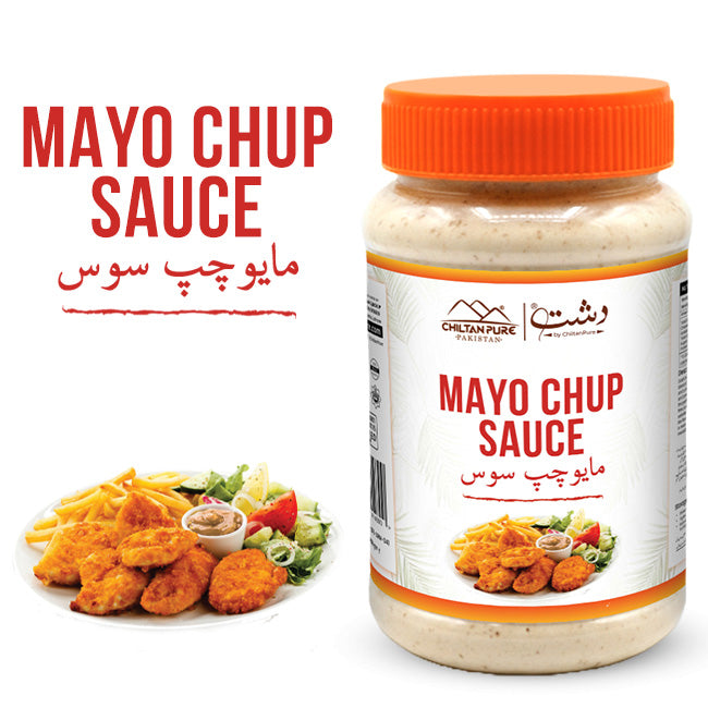 Mayo Chup Sauce / Chup Sauce Mayonnaise Creamy Blend of Mayonnaise & Ketchup for Dips & Snacks