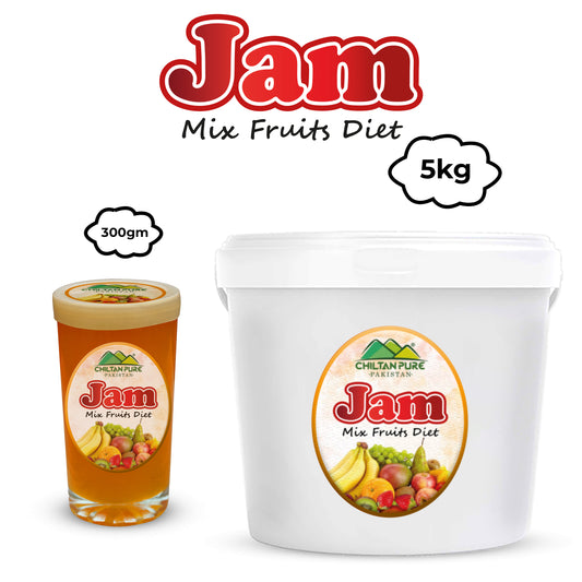 Mix Fruits Diet Jam - A healthier way to enjoy fruit jam, guilt-free – a naturally sweet bite!