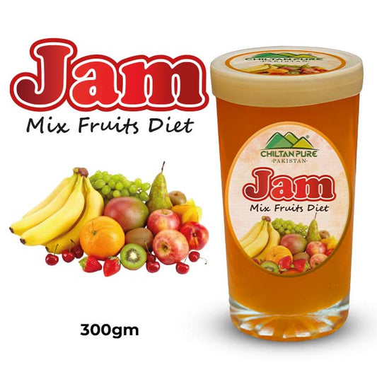 Mix Fruits Diet Jam - A healthier way to enjoy fruit jam, guilt-free – a naturally sweet bite!