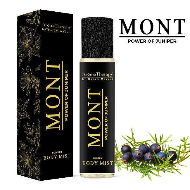 Mont Natural Body Mist - Made With Juniper - Aroma that Defines You (Mont Blanc)