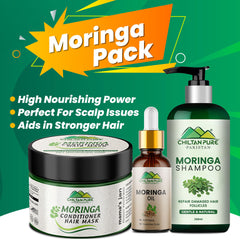 Moringa Pack - Repair Damaged Hair, Nourishes & Restores Hair