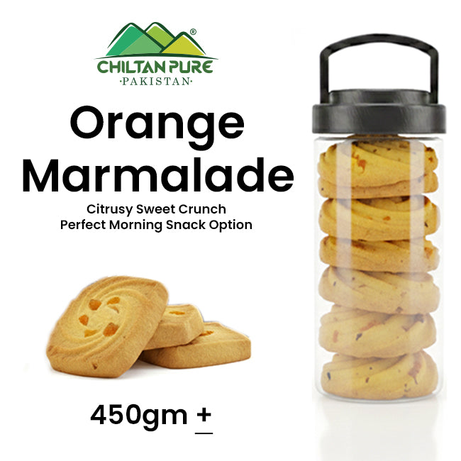 Orange Marmalade Biscuit / Orange Marmalade Cookies / Made With Organic Desi Butter, Bakery Biscuit