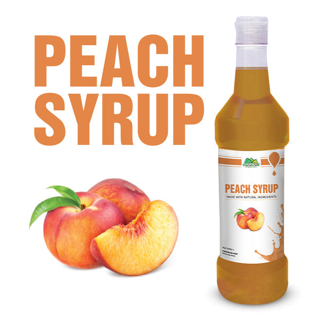 Peach Syrup \ sherbet - Promotes Cardiovascular Health, Aids in Weight Loss, Improves Digestion and highly nutritious