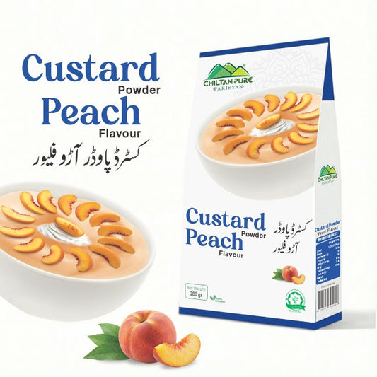Custard Powder Peach / کسٹرڈ پاؤڈر آڑو / Weight 285gm±