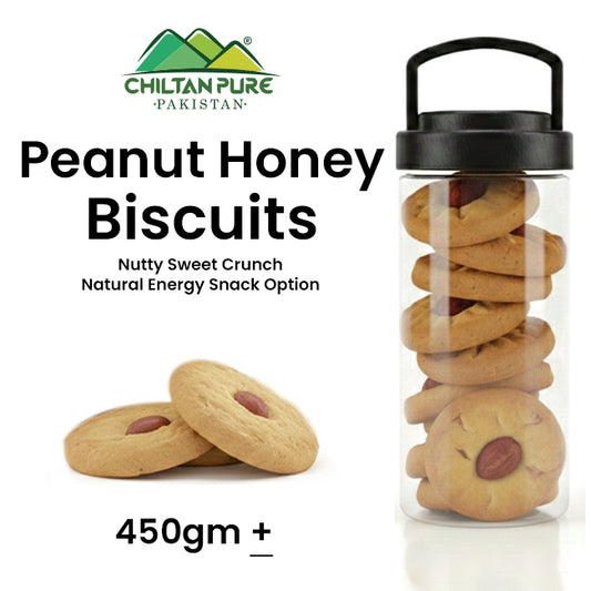 Peanut Honey Biscuit Cookies / Made With Organic Desi Butter, Bakery Biscuit