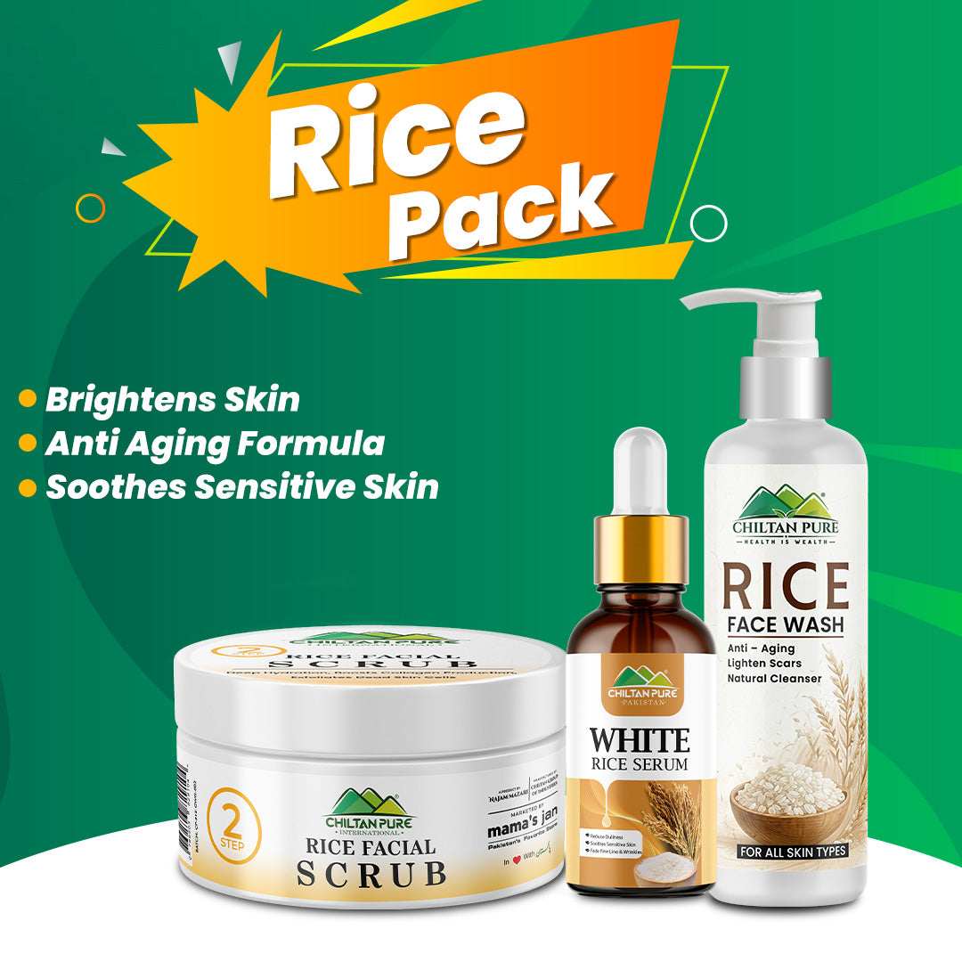 Rice Pack - Removes Dead Skin Cells, Lighten Scars & Reduce Dullness