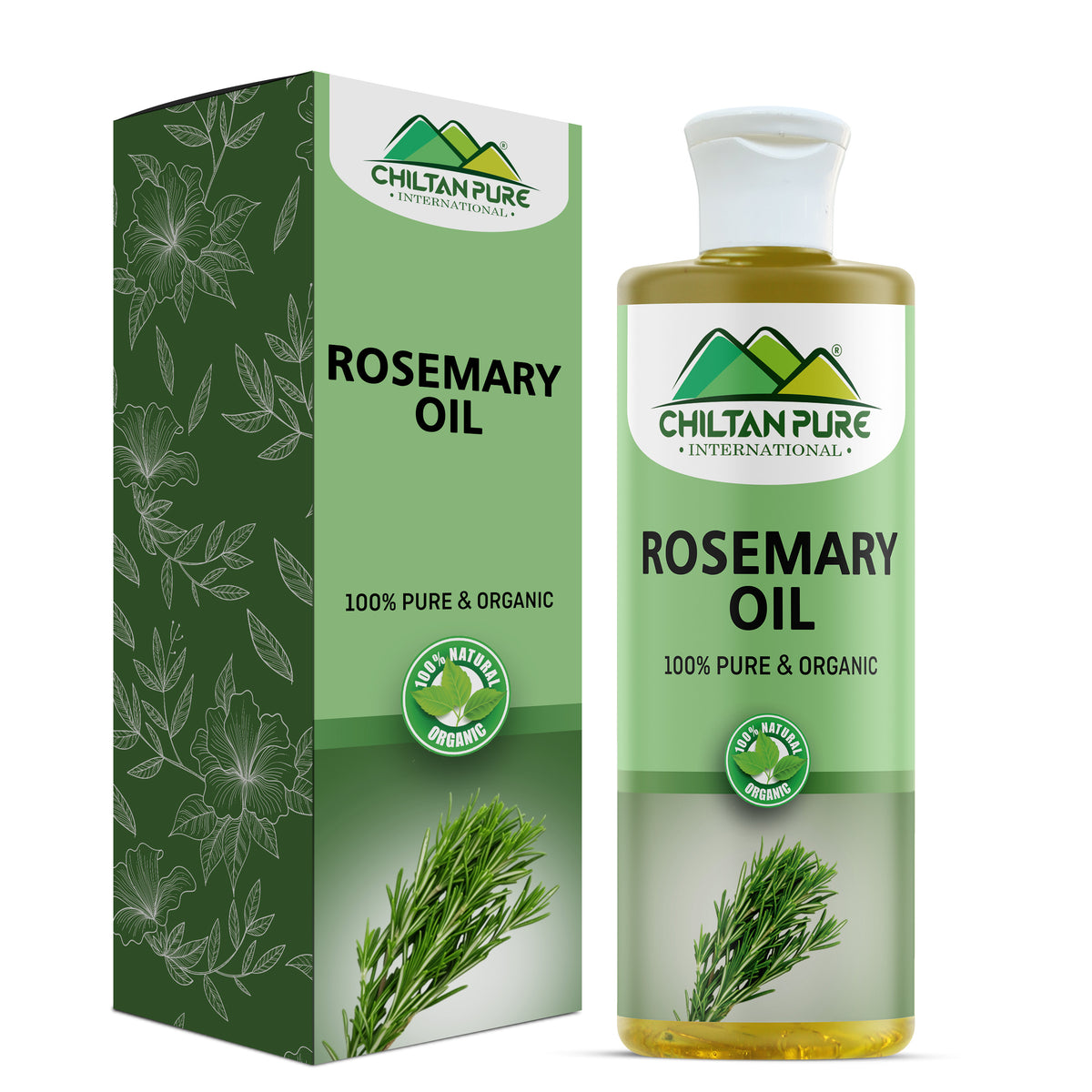 Rosemary Oil – Deeply hydrates skin, aids in controlling sebum production, reduces blemishes 100% pure organic [Infused]