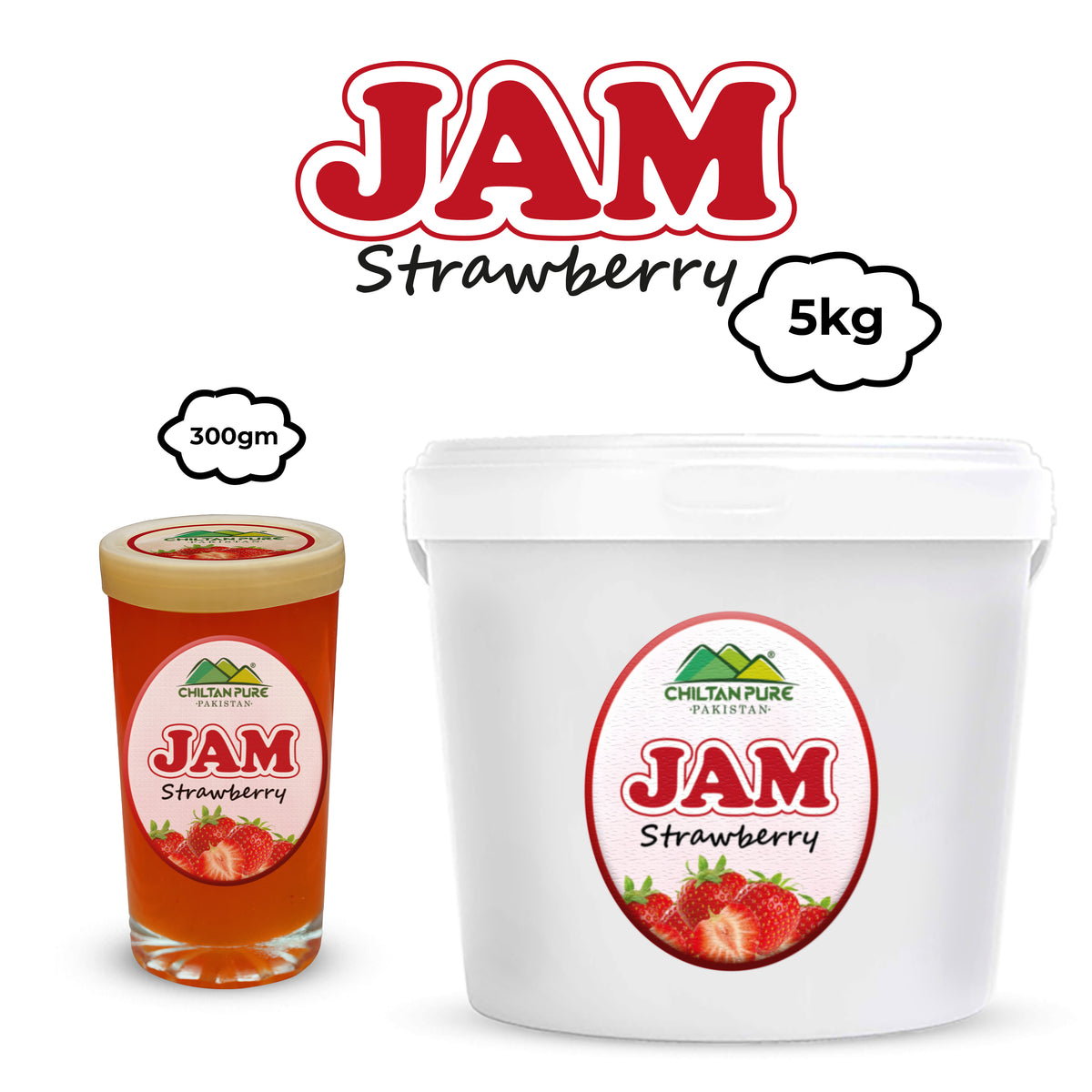 Strawberry Jam - Pure strawberry bliss in every bite, makes your toast perfect every time