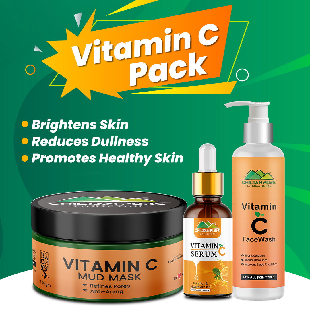 Vitamin C Pack - Boosts Collagen Production, Reduces Dullness and Enhances Skin’s Glow