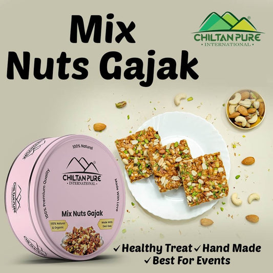 Mix Nuts Gajak - A Nutty, Nutritious Treat for Freezing Weather (100% organic and handmade delight)