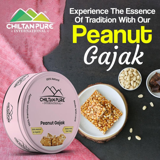 Peanut Gajak - Handmade Crunchy - The Classic Winter Delight You Can’t Resist (100% organic and pure)