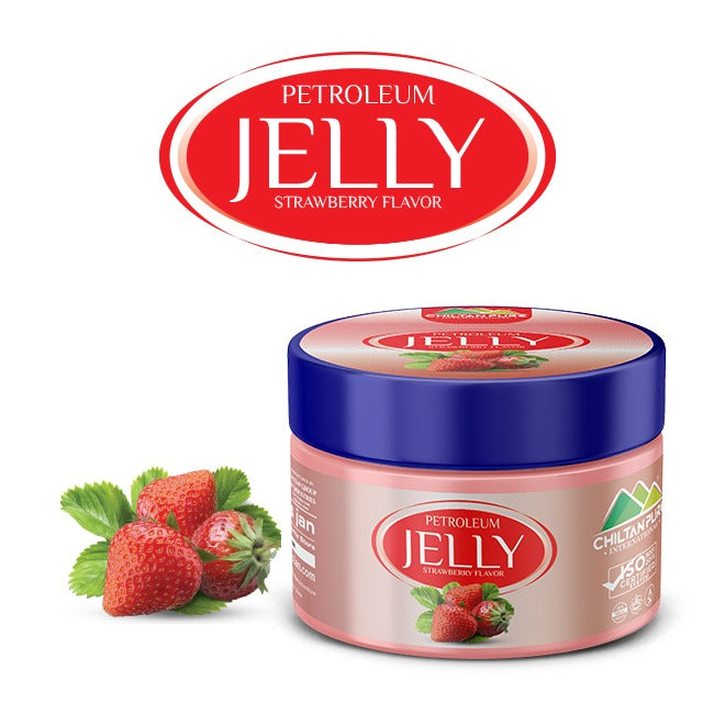 Strawberry Petroleum Jelly - Nourishing and Protecting Skincare with a Sweet Strawberry Scent