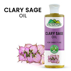 Clary Sage Infused Oil – Acts as an Aphrodisiac, Promotes Relaxation, Reduces Convulsions & Spasms 200ml