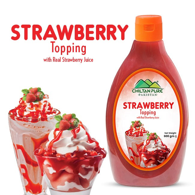 Strawberry Topping - Sweet & fruity perfect for desserts