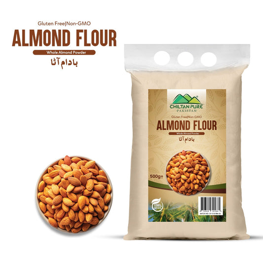 Almond Flour (بادام کا آٹا) – Gluten-Free Protein-Rich Wholesome & Nutty Goodness 🌰✨500g