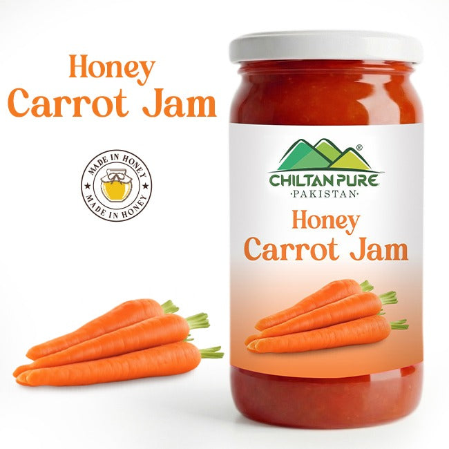 Carrot Jam (Made in Honey) / گاجر کا جام / Glass packaging / 630gm