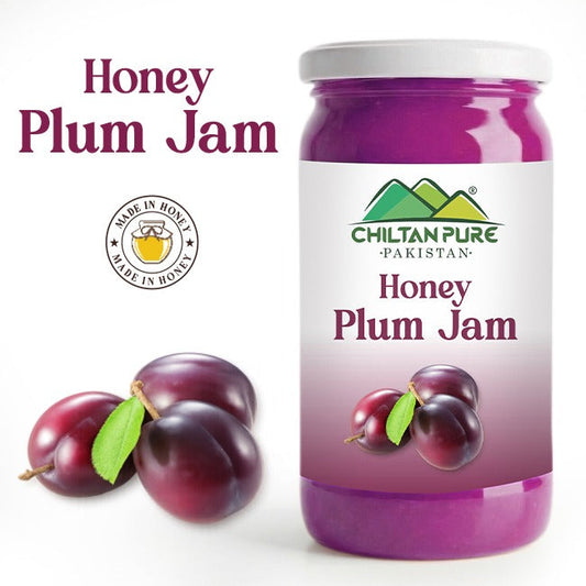 Plum Jam (Made in Honey) / پلم جام / Glass packaging / 630gm
