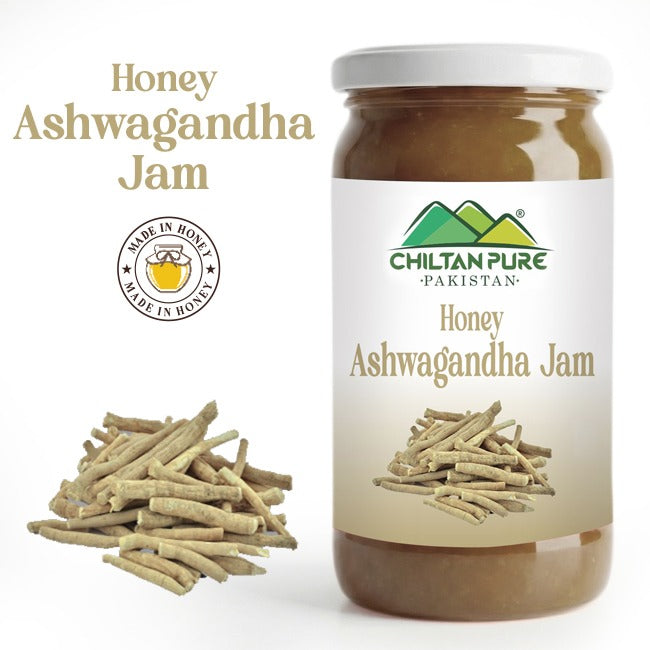Ashwagandha Jam (Made in Honey) / اشوگندھا جام / Glass packaging / 630gm