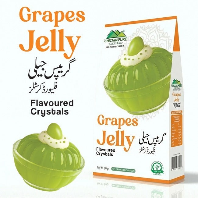 Grapes Jelly / Crystal Jelly Grapes 80±gm