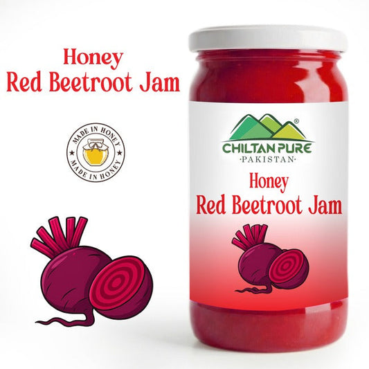 Red Beetroot Jam (Made in Honey) /  چقندر جام / Chukandar ka Jam / 630gm