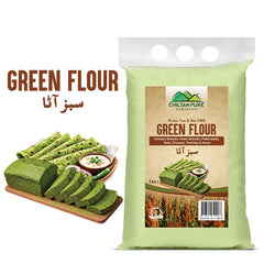 Green Flour / سبز آٹا / Sabz Aata / Gross Weight 1KG