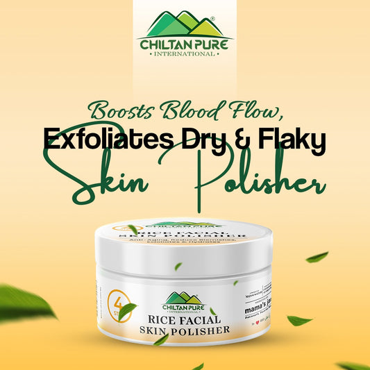 Rice Skin Polisher – Hydrates Skin, Anti-Aging, Delivers moisture, Boosts Blood Flow, Exfoliates Dry & Flaky Skin