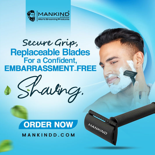 Safety - Comfortable & Smooth Shaving Experience, Replaceable Blades