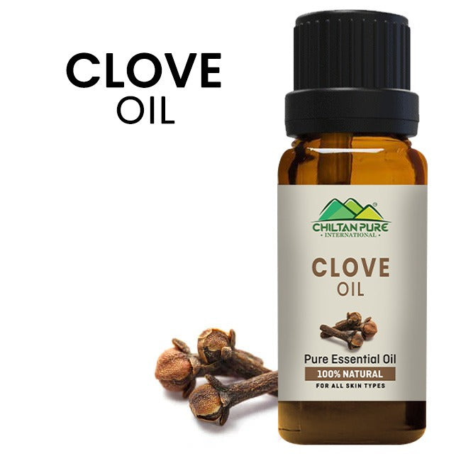 Clove Essential Oil – Good for Oral Health, Soothes Skin, Stimulates Hair Growth & Eliminates Toxins from Blood 20ml