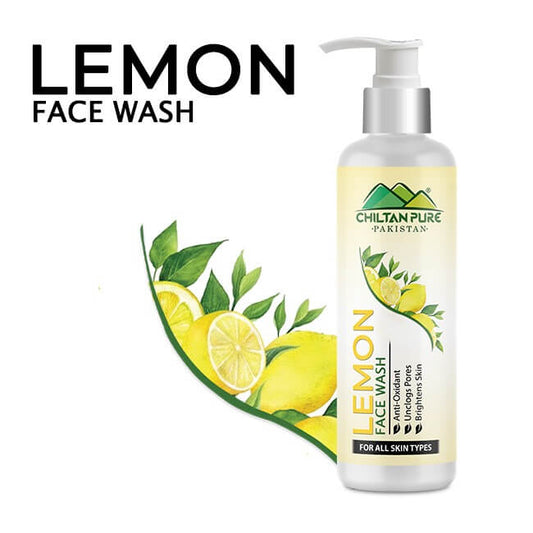 Lemon Face Wash – Anti – Acne, Protects Against UV Rays, Leaves Skin Soft & Dewy