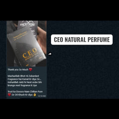 CEO Natural Perfume - Made With OUD - The Irresistible Fragrance!!