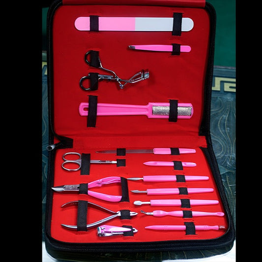 Mani & Pedi Tool Kit - 15-in-1 Professional Nail Care Set