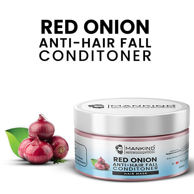 Red Onion Anti Hair Fall Conditioner - Treats Dandruff, Promotes Hair Regrowth & Prevents Hair Loss