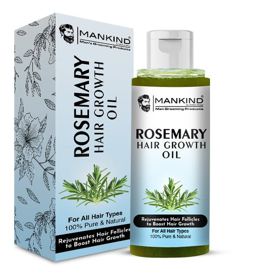 Rosemary Hair Growth Oil - Rejuvenates Hair Follicles to Boost Hair Growth, Detangles Hair & Repair Damaged Hair